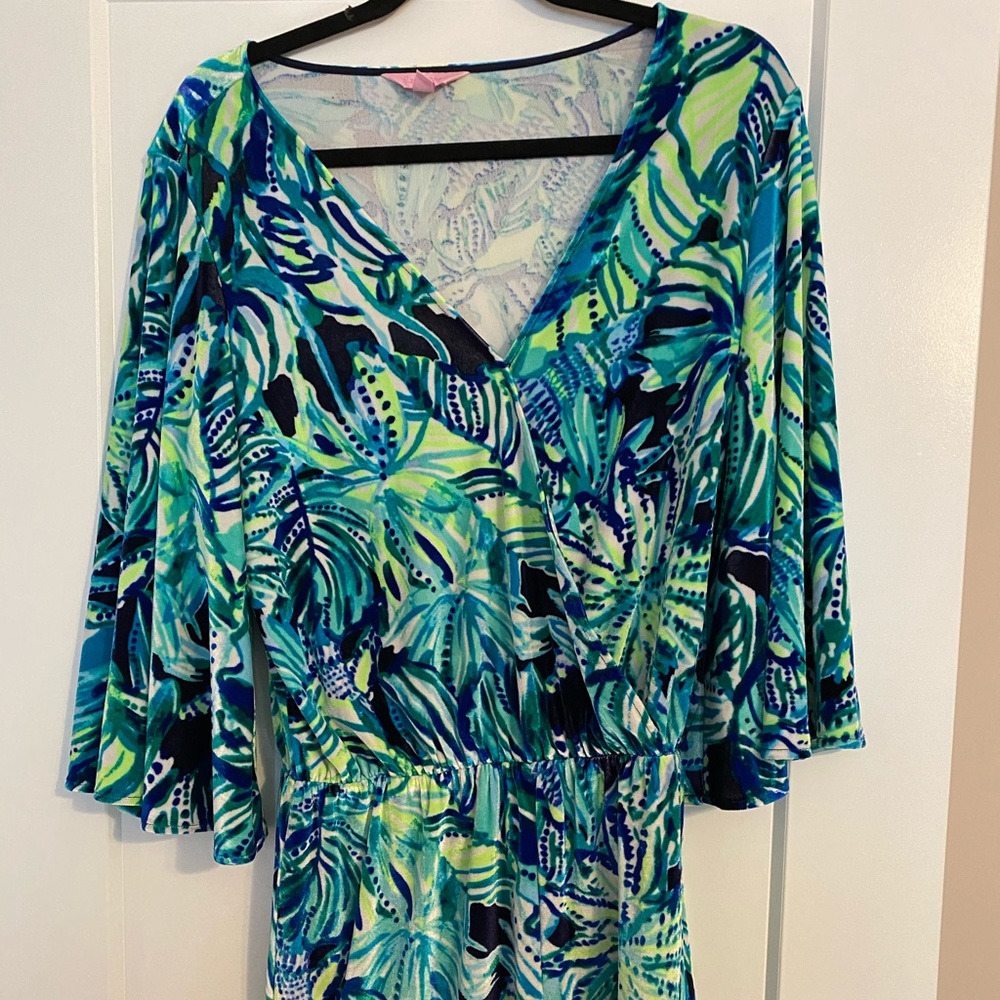 Lilly Pulitzer Velour Romper